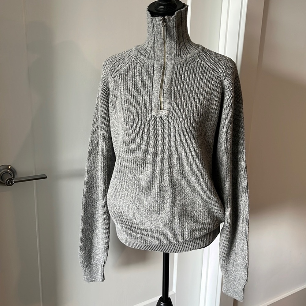 Grey sweater from Geoffry Beene
